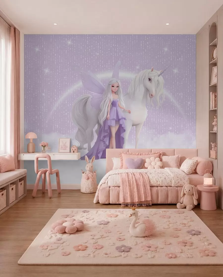 wall murals Starlight Unicorn w03527