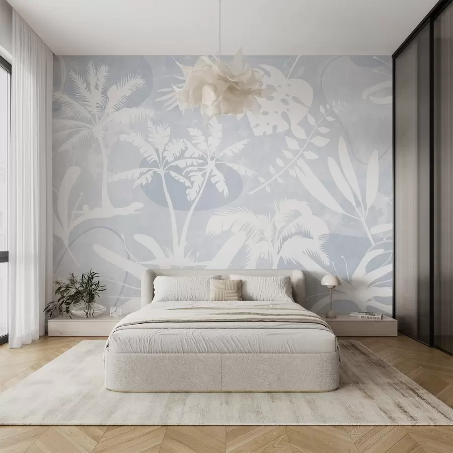 wall murals Tropical silhouettes w04040v1