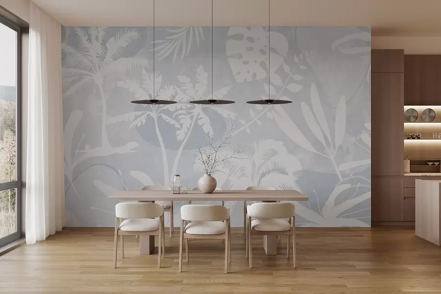 wall murals Tropical silhouettes w04040v1