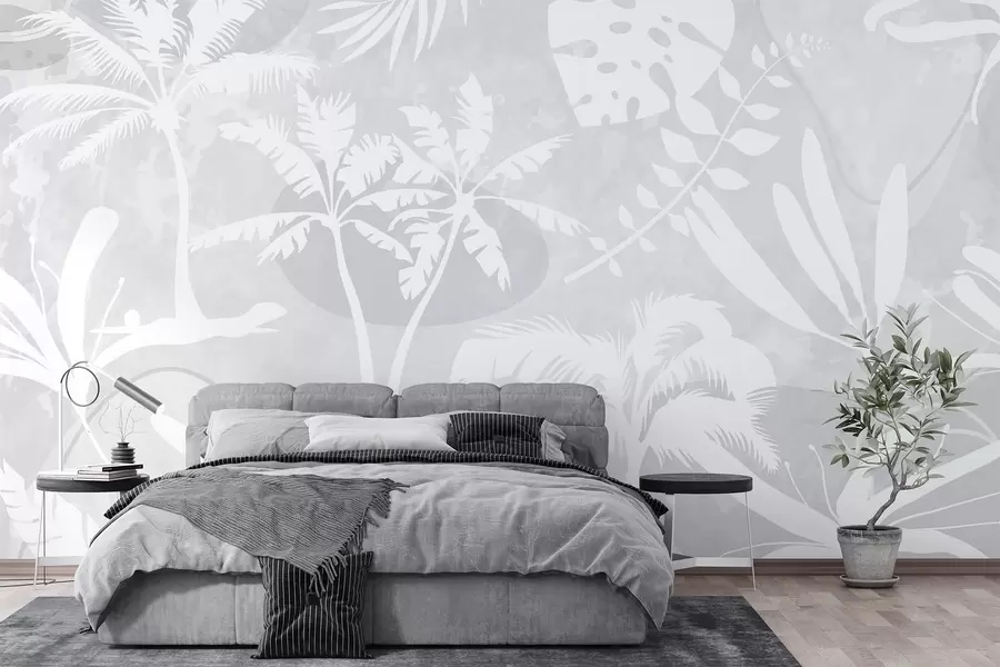 wall murals Tropical silhouettes w04040v2