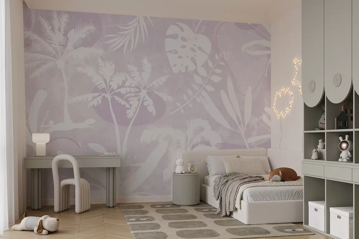 wall murals Tropical silhouettes w04040v3