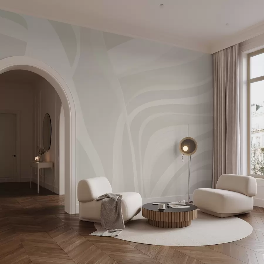 wall murals Soft lines w04041