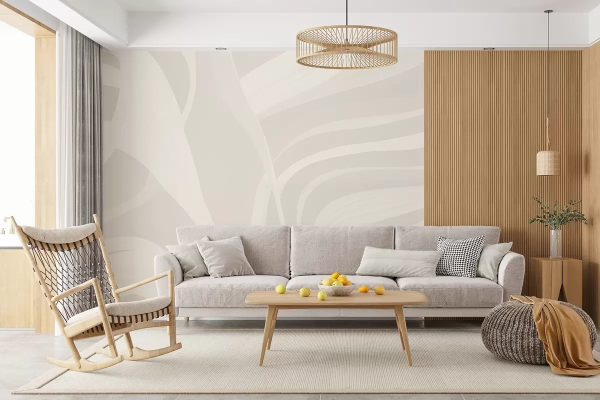 wall murals Soft lines w04041