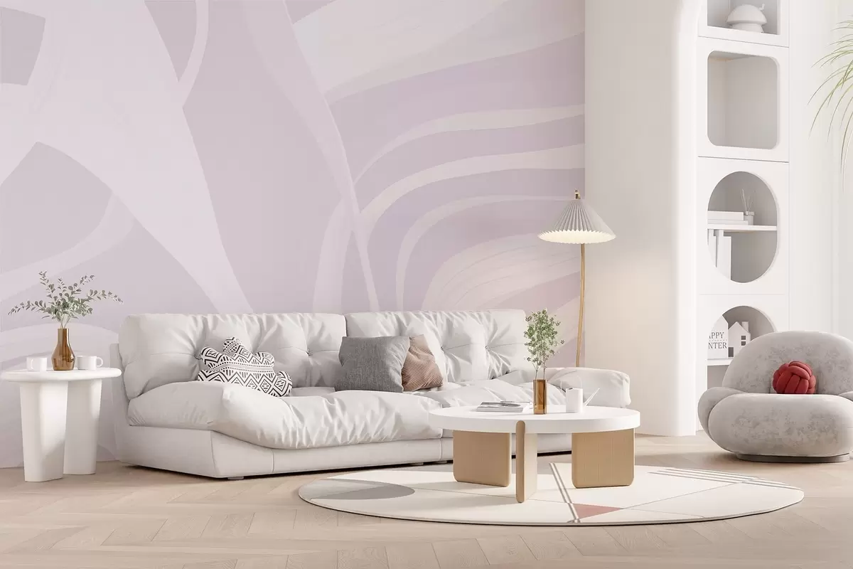 wall murals Soft lines w04041v3