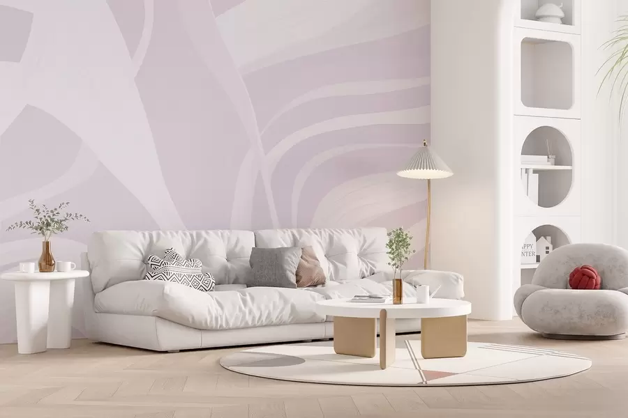 wall murals Soft lines w04041v3