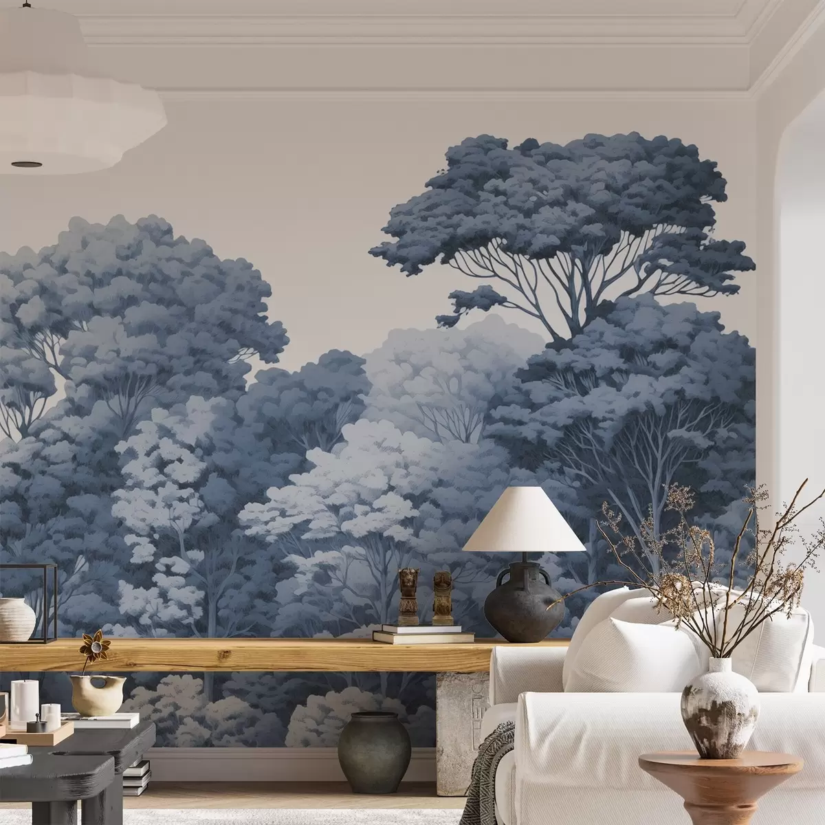 wall murals Forest crowns w04044v3