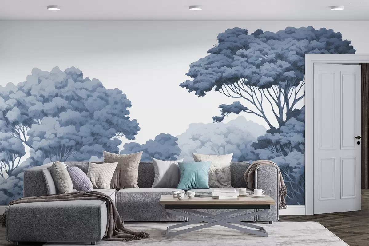wall murals Forest crowns w04044v3