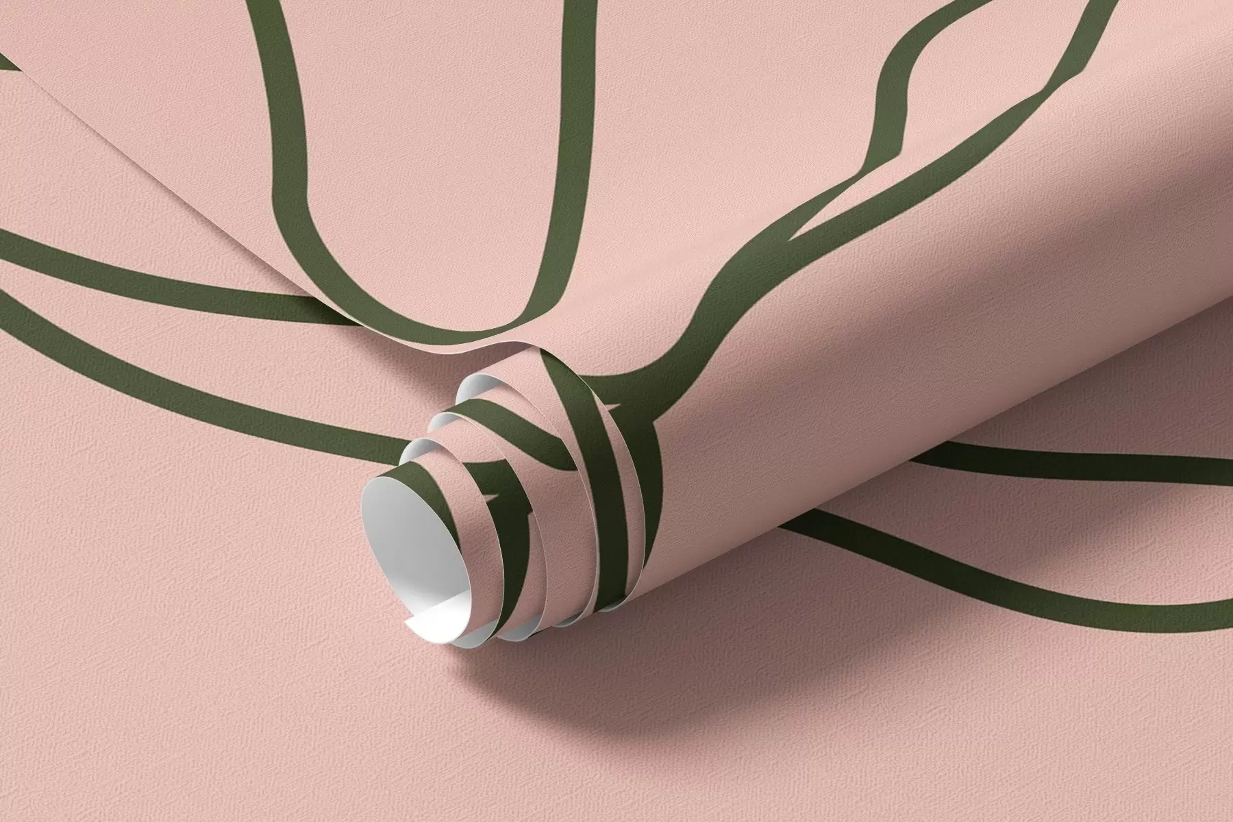 wall murals Delicate flower lines w09167v1