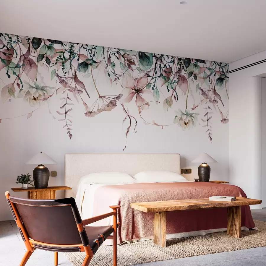 wall murals Scattered flowers w09170