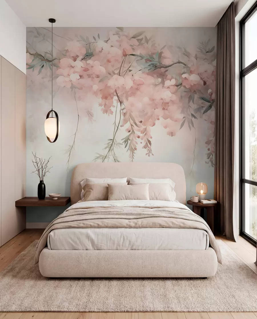 wall murals Blossom Canopy in Sage w09172v1