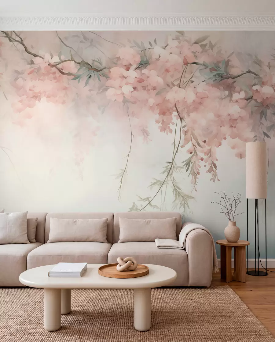 wall murals Blossom Canopy in Sage w09172v1