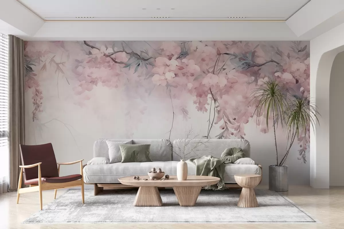 wall murals Spring branch w09172v2