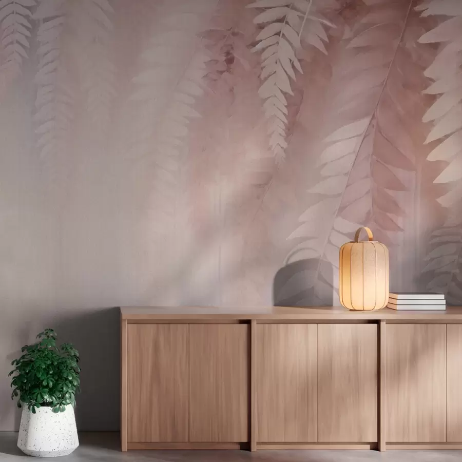 wall murals Falling leaves w09176