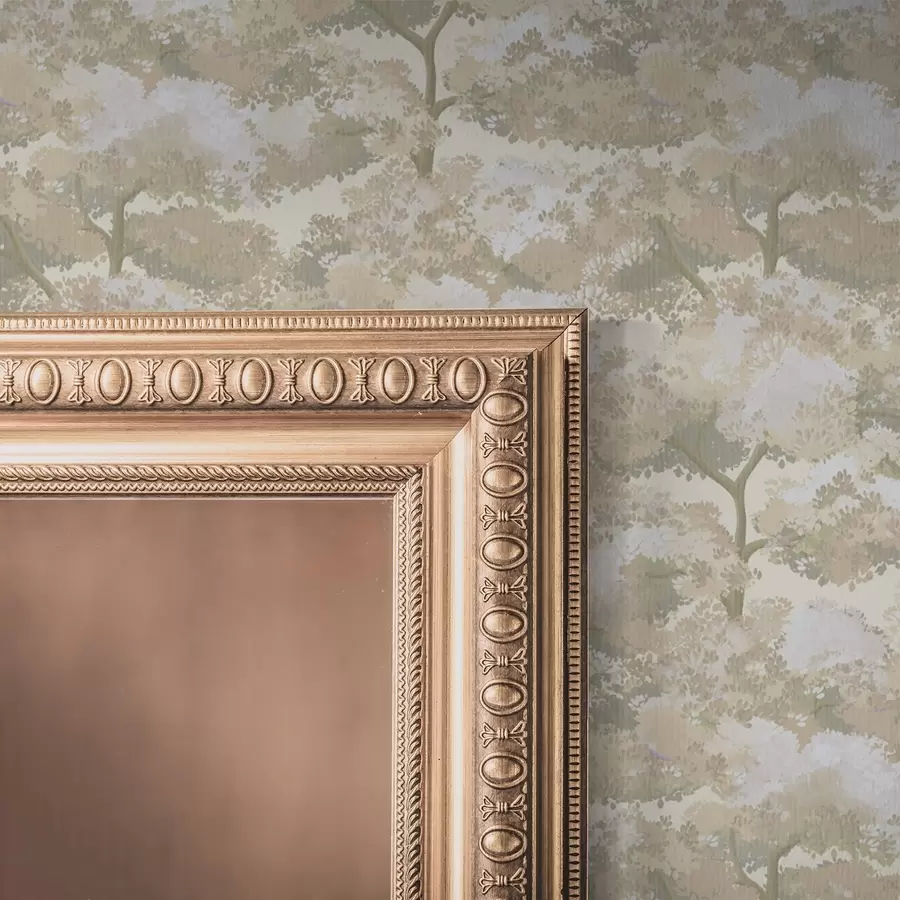 wall murals Pink drawing of trees in the Japanese cherry blossom style a00170v3