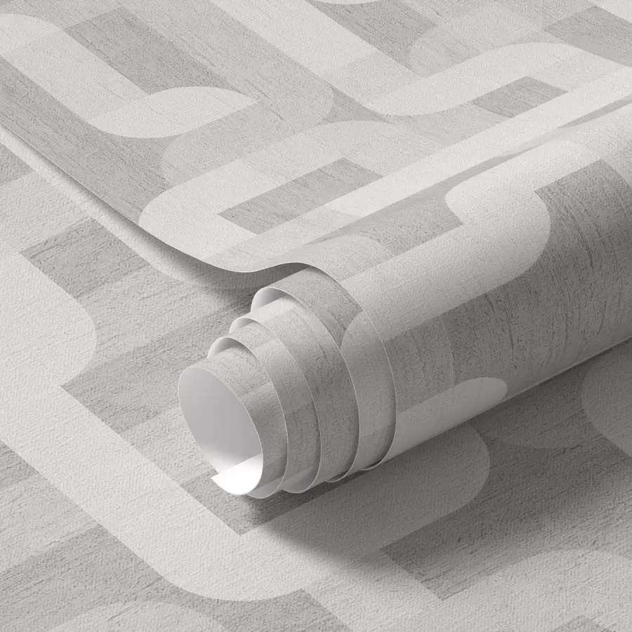 wall murals Modern graphic pattern with curved lines a00190