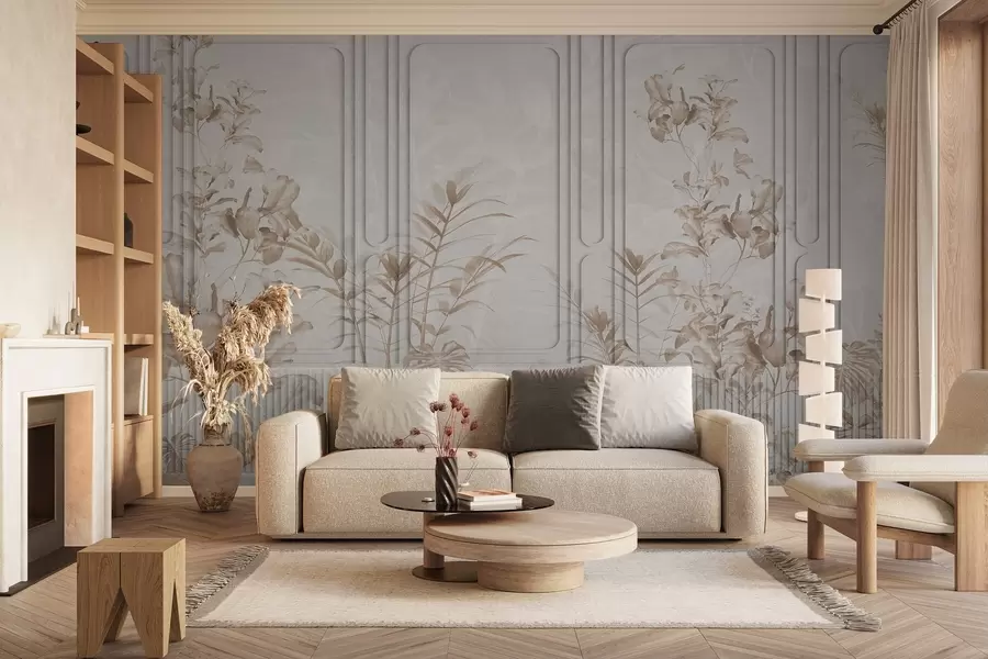 wall murals Plants on panels w04133