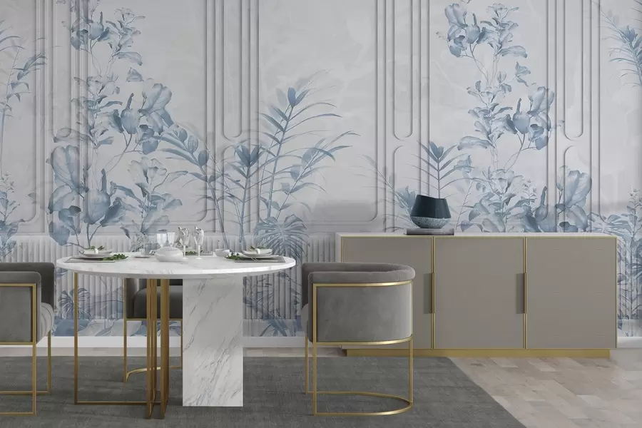 wall murals Plants on panels w04133v1