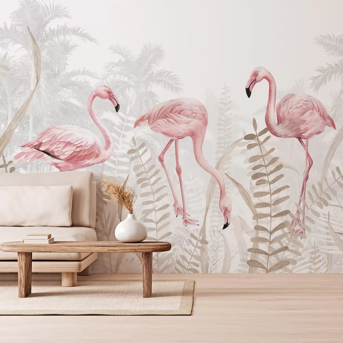 wall murals Flamingo w04122