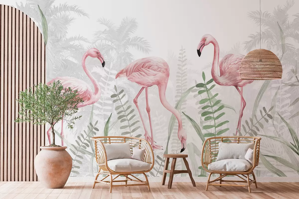 wall murals Flamingo w04122v1