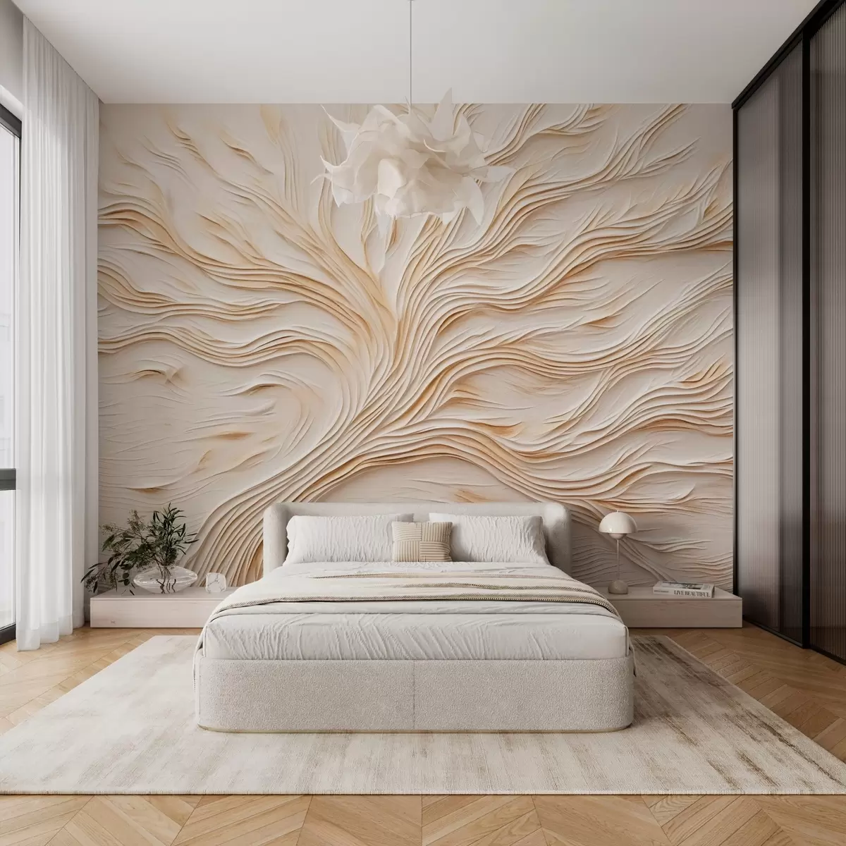 wall murals Tree imitation painting w04124