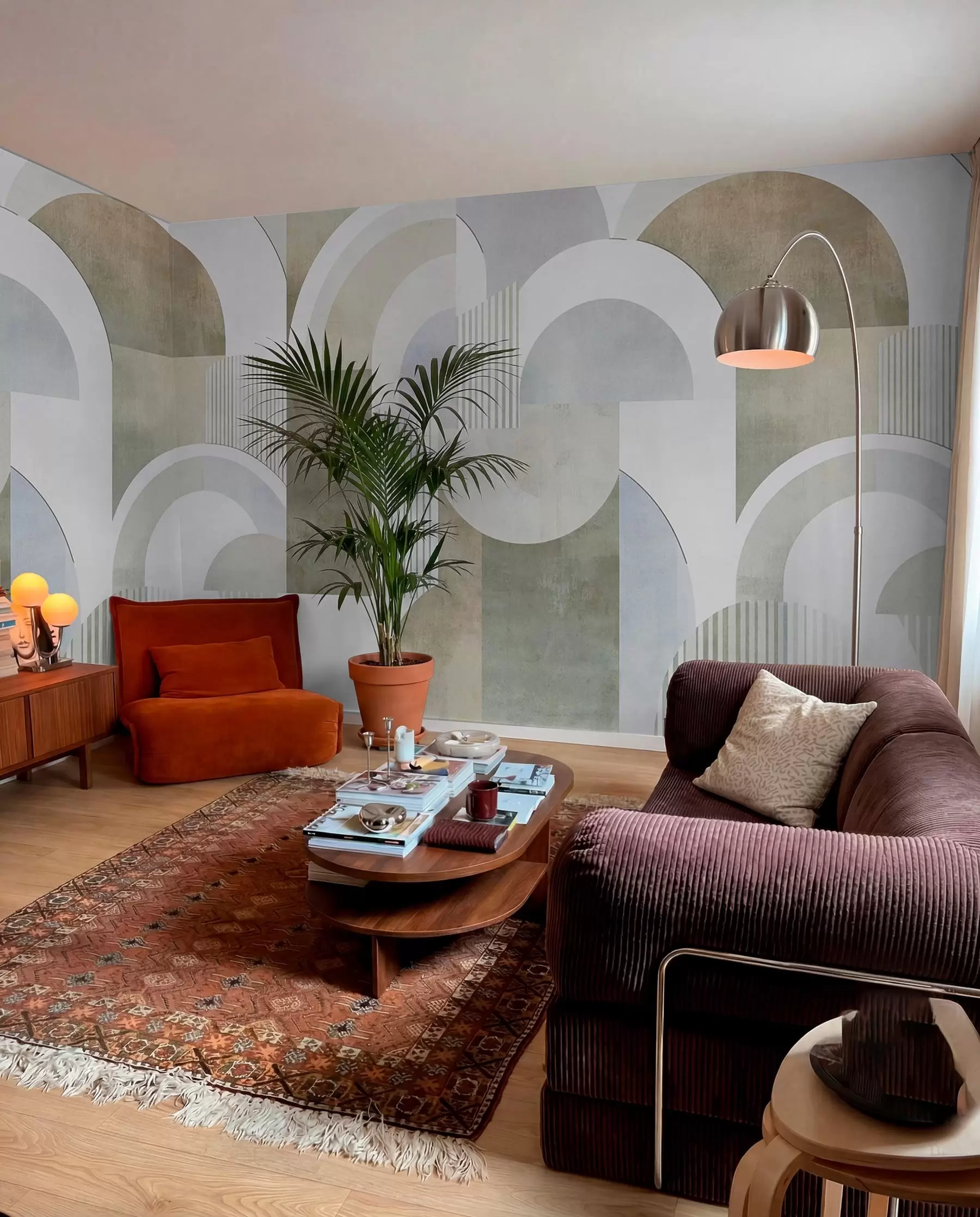 wall murals Sage and Sand Arch Rhythm w04079