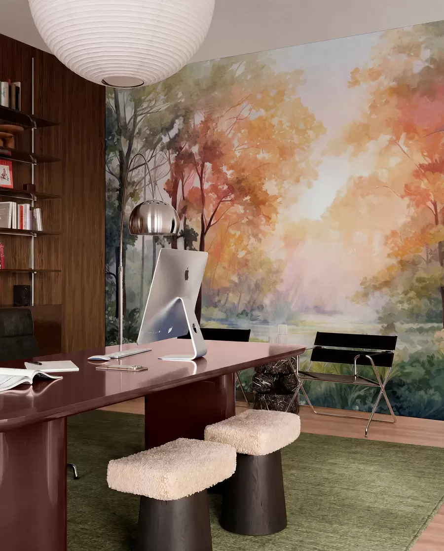 wall murals Forest in Autumn Light w09210v1
