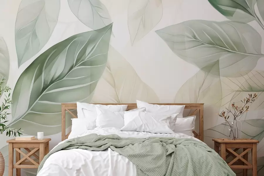 wall murals Deciduous forest imitation painting w04125
