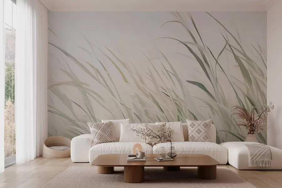 wall murals Grass imitation painting w04175