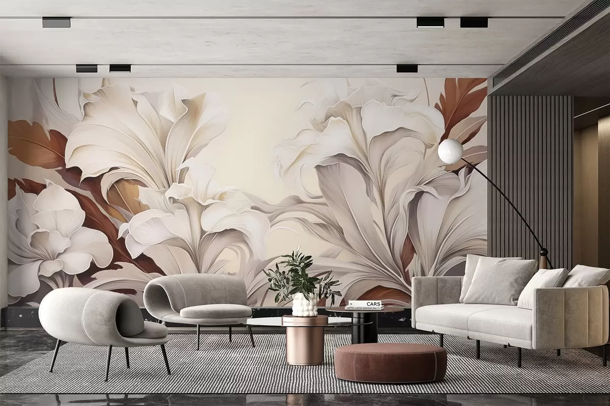 wall murals Fantasy lilies w04162
