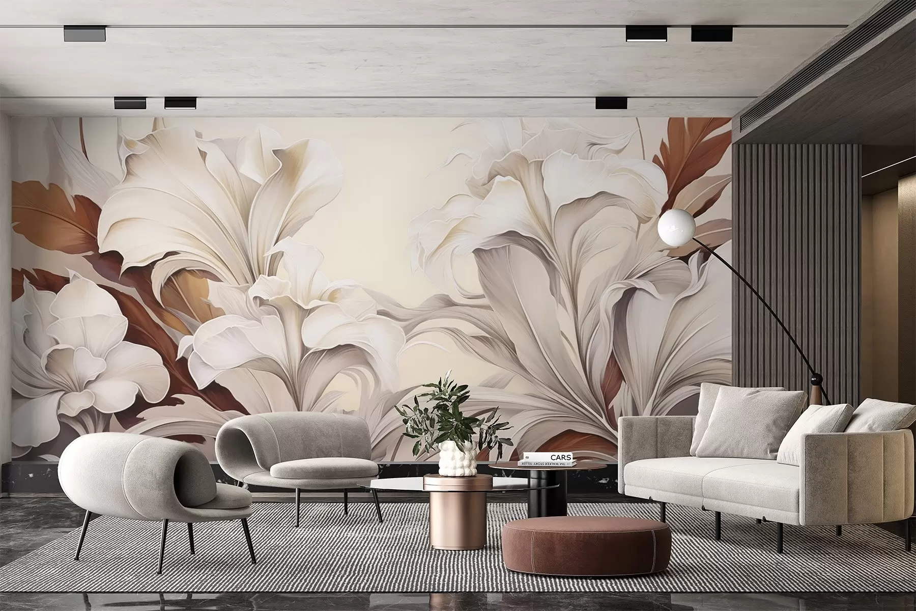 wall murals Fantasy lilies w04162