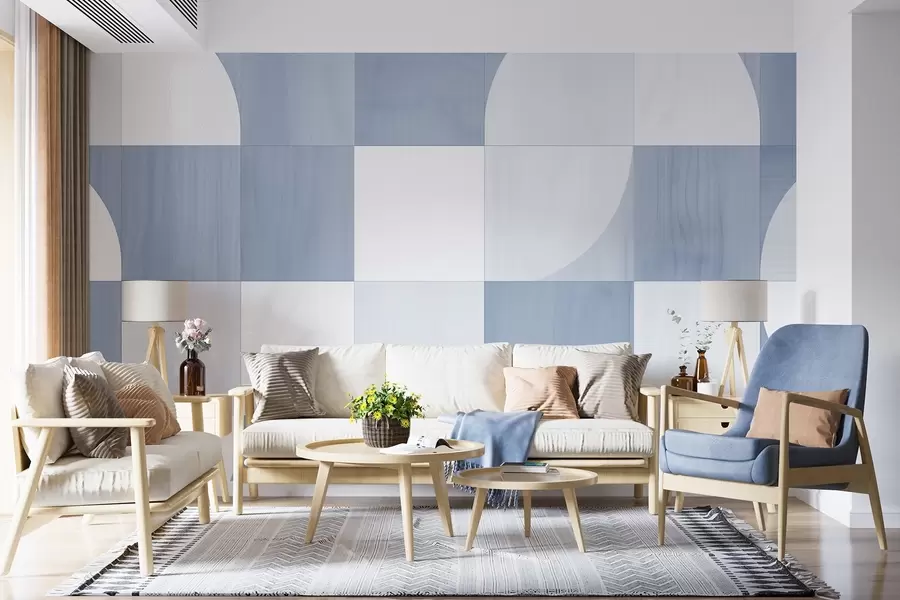 wall murals Geometric shapes w04179v1