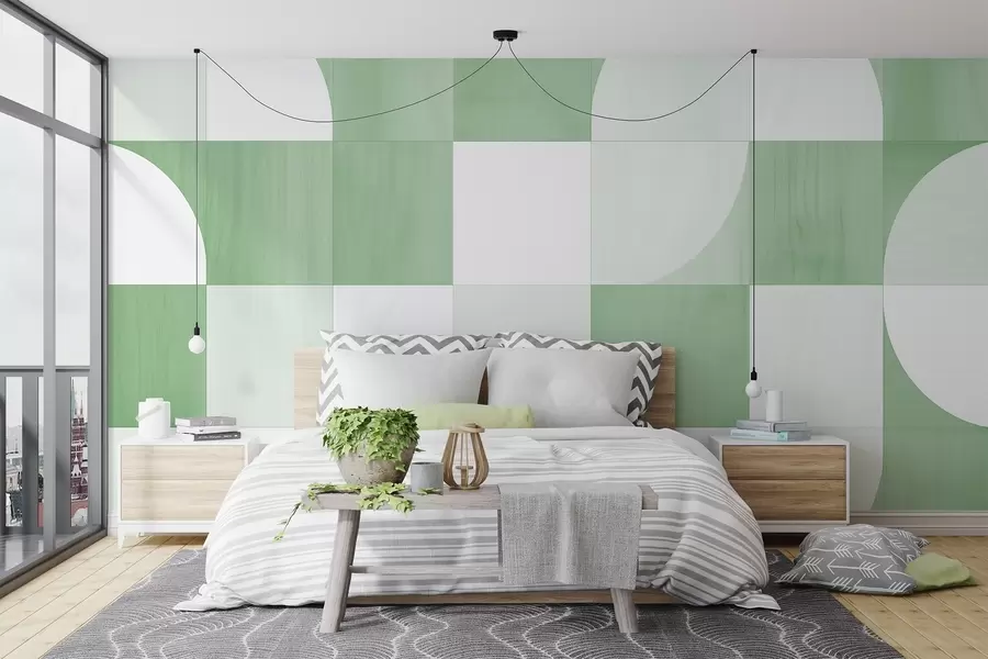 wall murals Geometric shapes w04179v2
