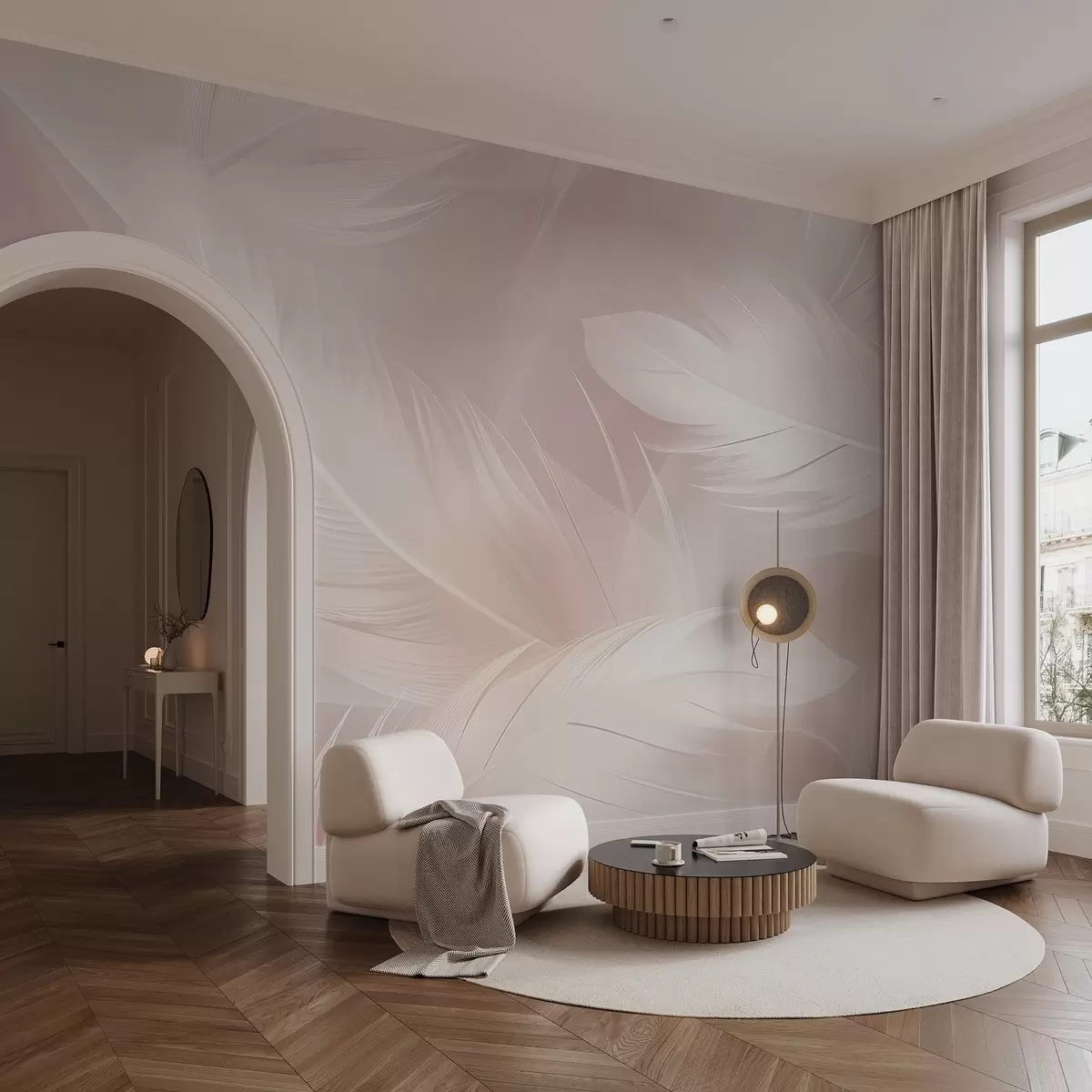 wall murals Feathers w04182v1
