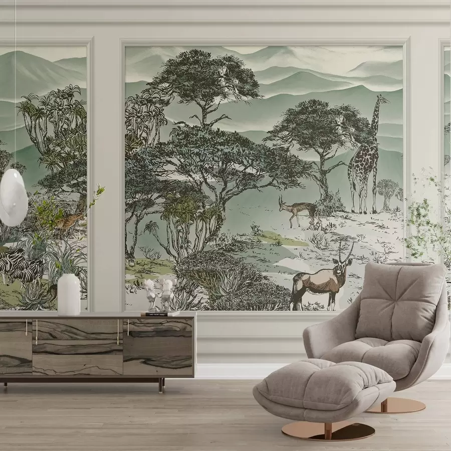 wall murals African Animals w09230