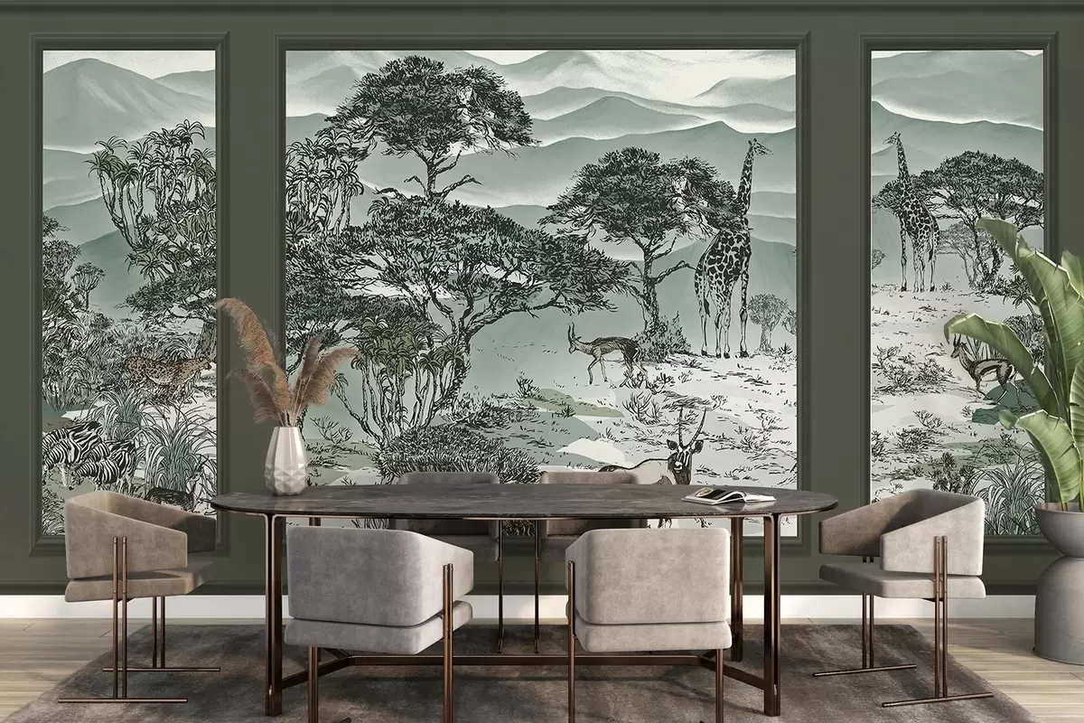 wall murals African Animals w09230v1