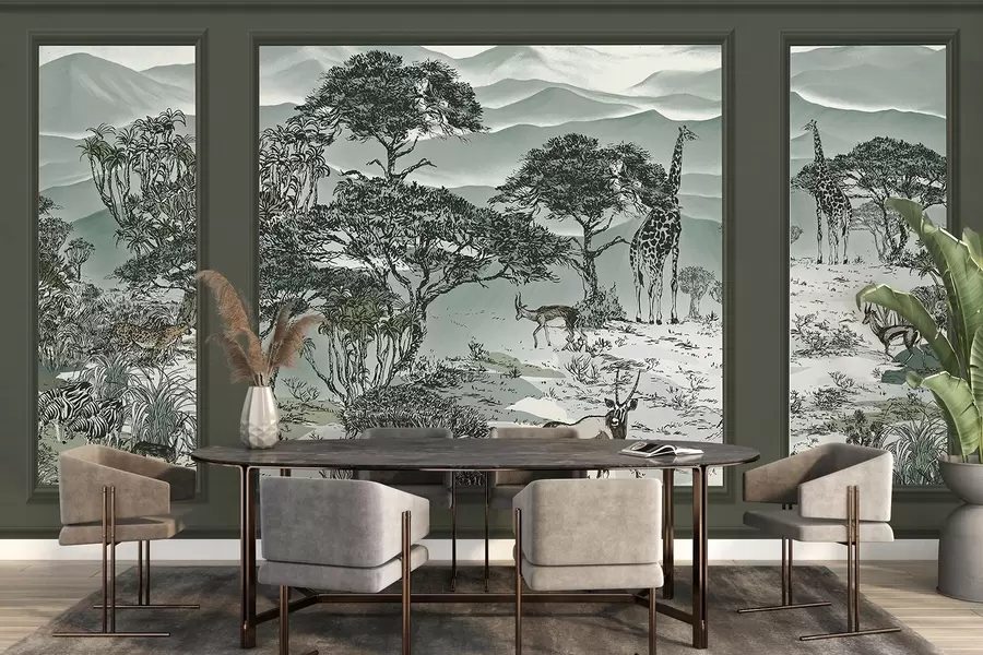 wall murals African Animals w09230v1