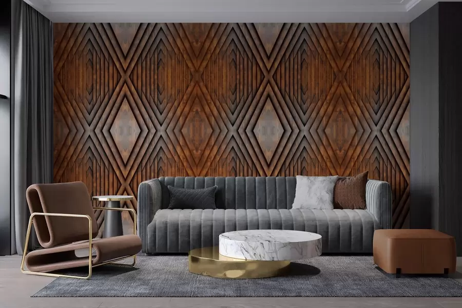 wall murals imitation of wooden panels w04168v1