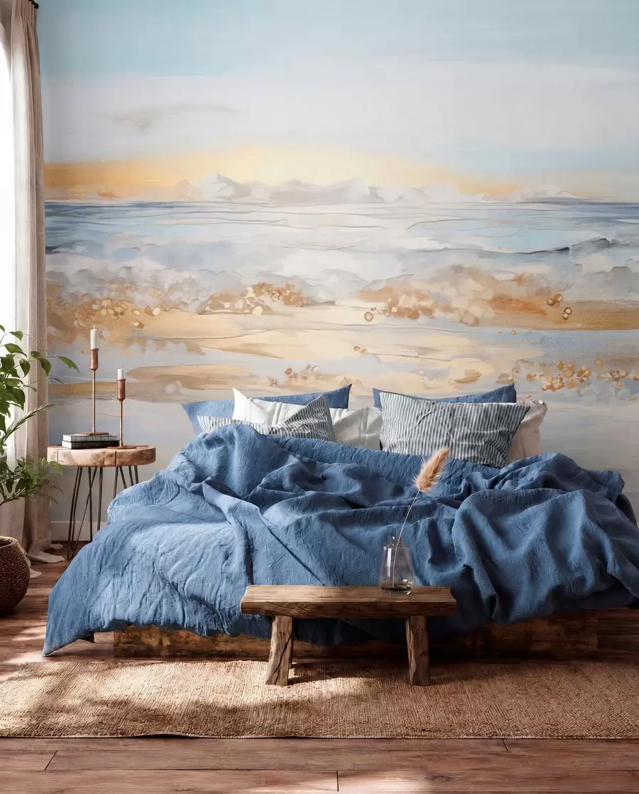 wall murals Gilded Shoreline w09234