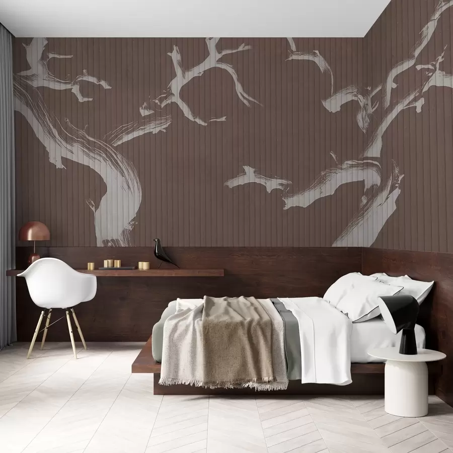 wall murals Graceful Tree Silhouettes w04131