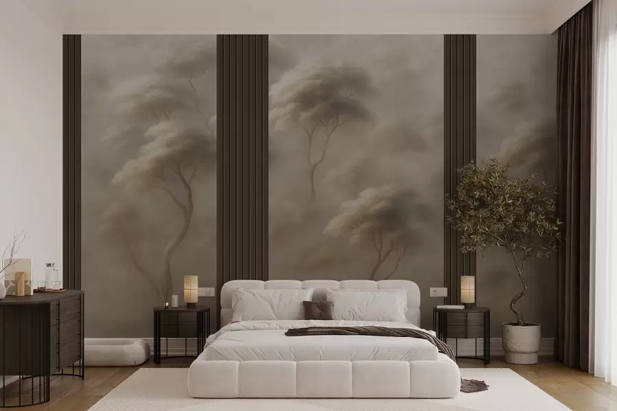 wall murals Forest Meets Panel Art w04187