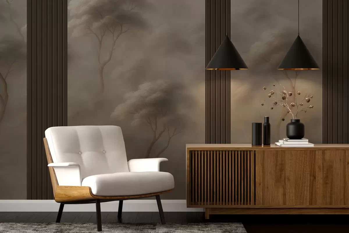 wall murals Forest Meets Panel Art w04187