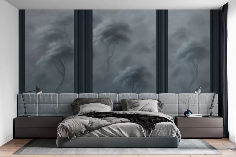 wall murals Forest Meets Panel Art w04187v2