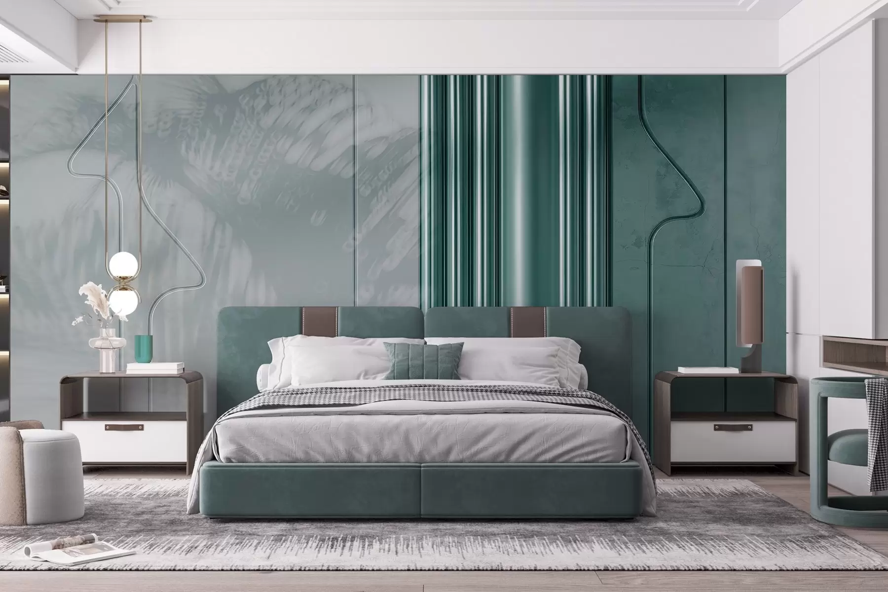 wall murals Fusion of Textures w04190v1
