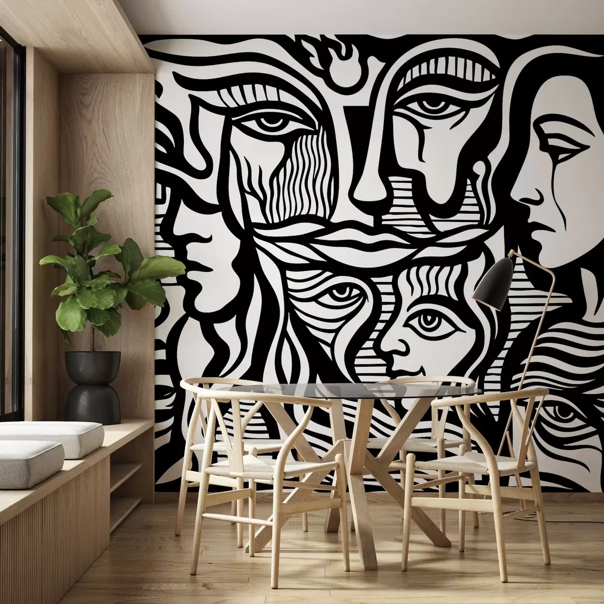 wall murals Abstract Anatomy w04191