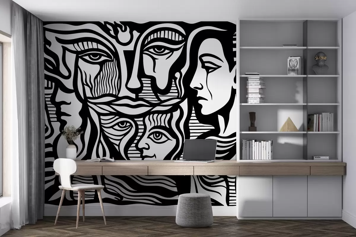 wall murals Abstract Anatomy w04191