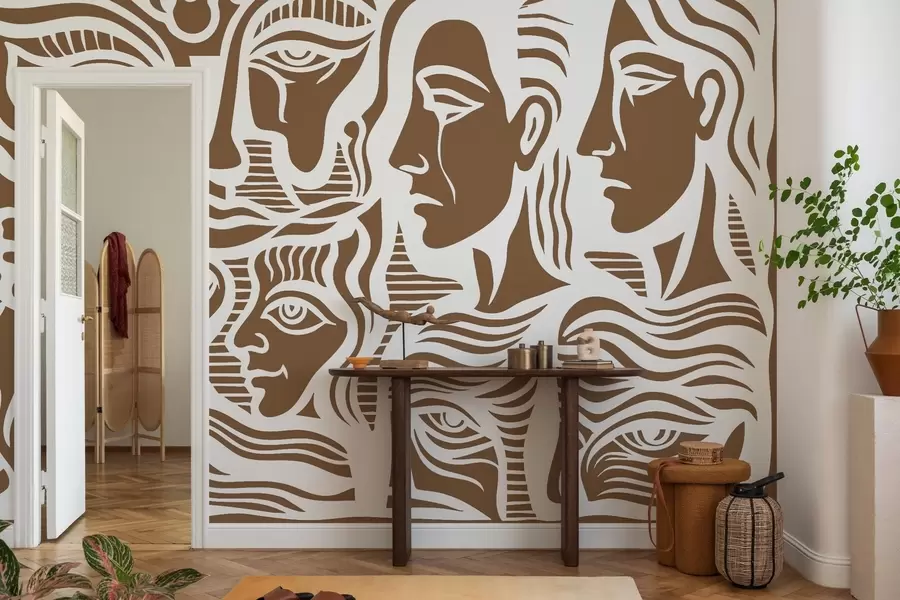 wall murals Abstract Anatomy w04191v1
