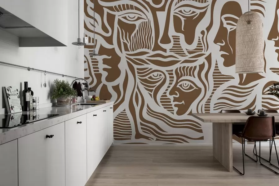 wall murals Abstract Anatomy w04191v1