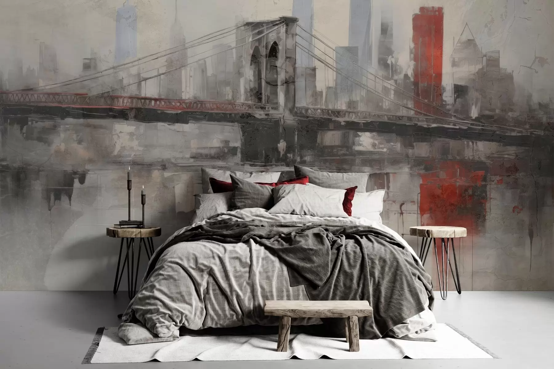 wall murals Urban Loftscape w04192