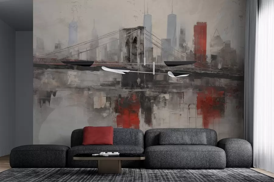 wall murals Urban Loftscape w04192