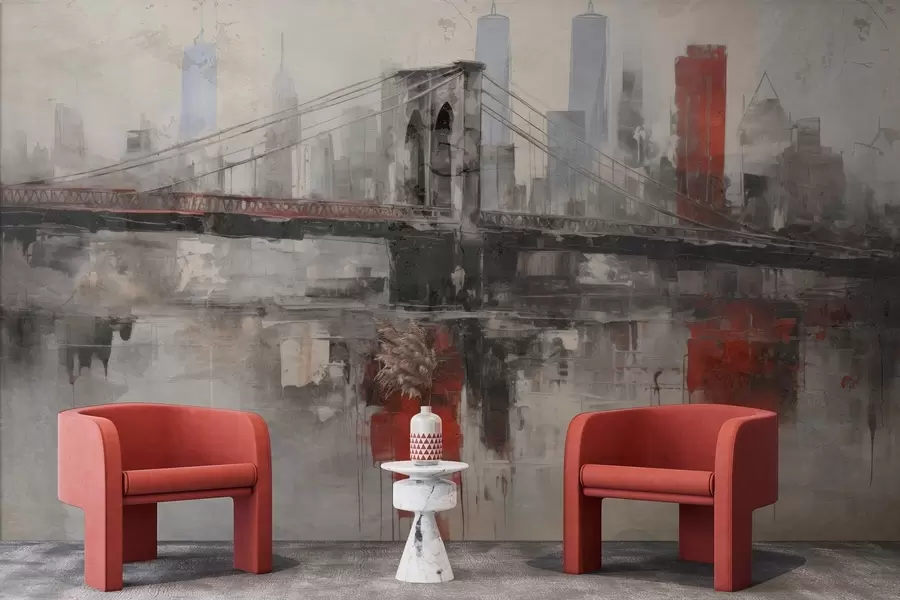 wall murals Urban Loftscape w04192